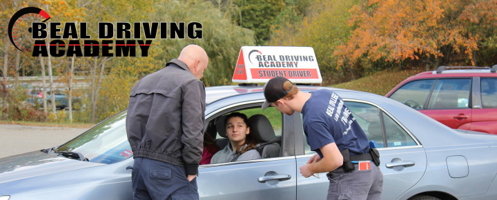 Students learning with the Beal College Law Enforcement Program